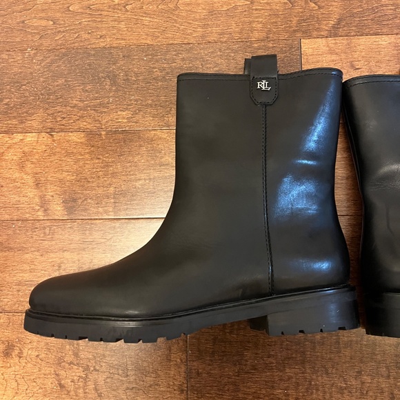 Ralph Lauren leather boots NWOT - Picture 2 of 5